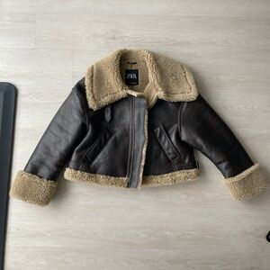 Zara double sided short jacket